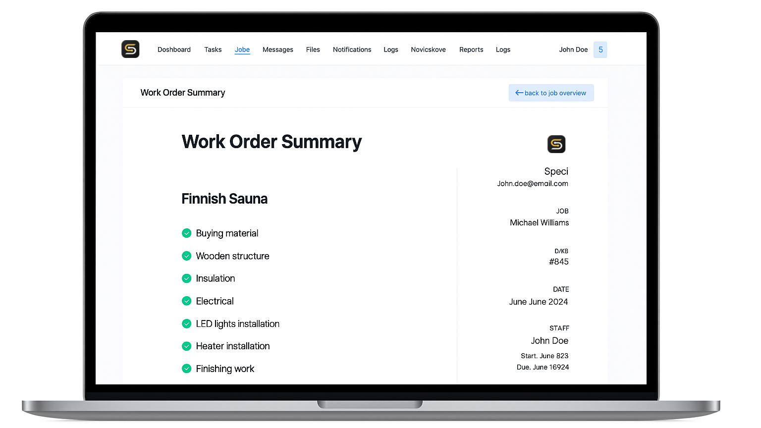 Computer: project summary