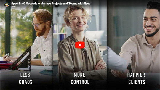 Thumbnail of the Speci app presentation video