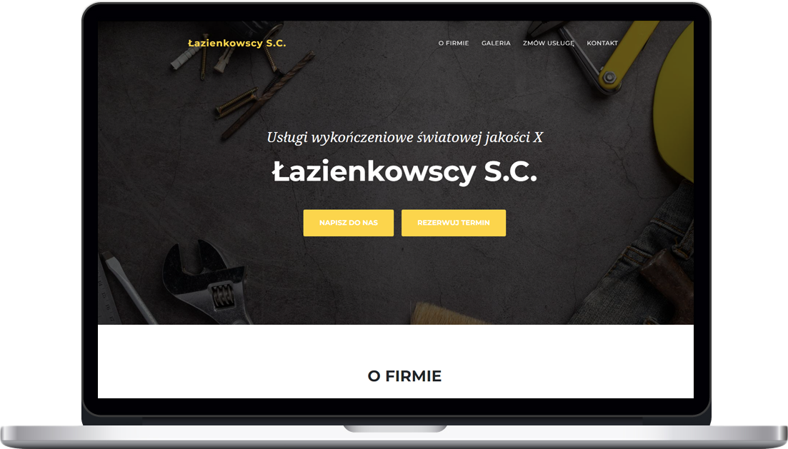 Komputer: firmowa strona internetowa